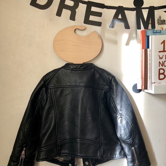 Zara faux leather biker jacket - Picture 2 of 3